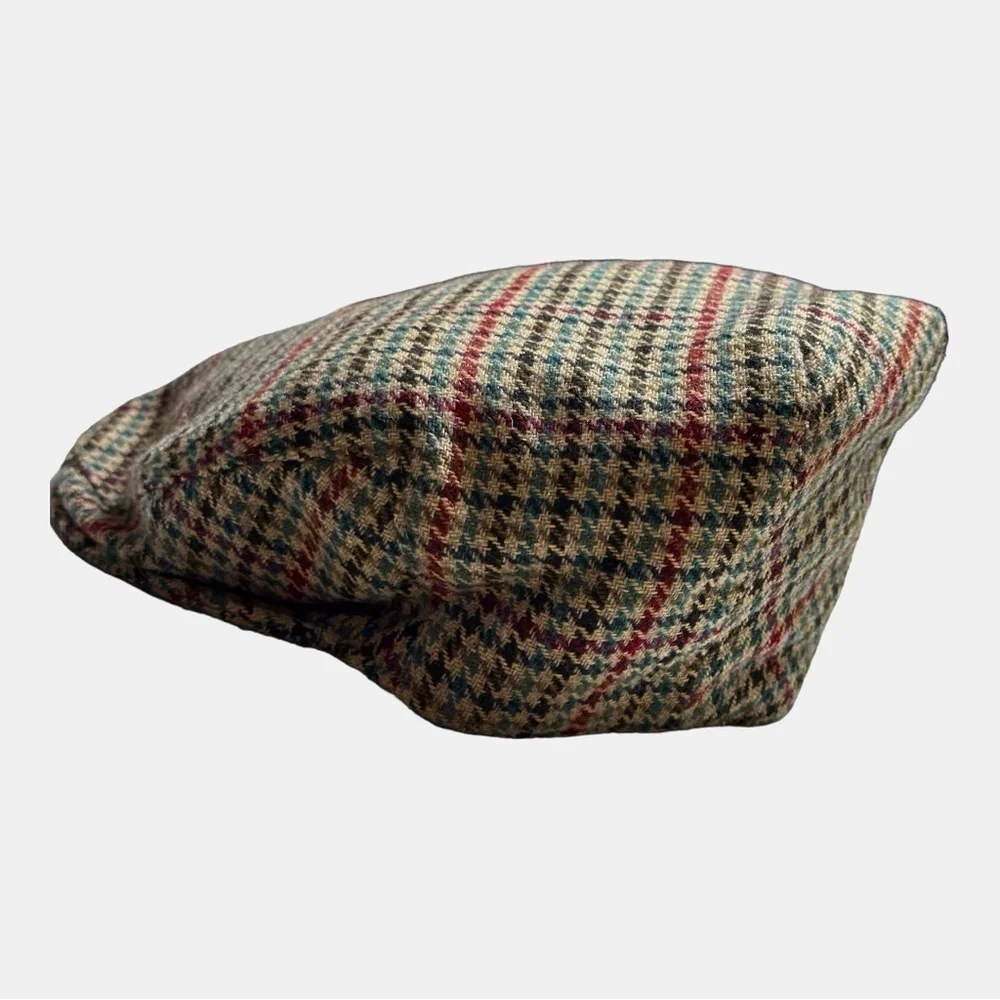 𝅺Jonathan Richard Ireland Tweed Wool-Blend Newsboy Cap Size Small - Picture 6 of 11